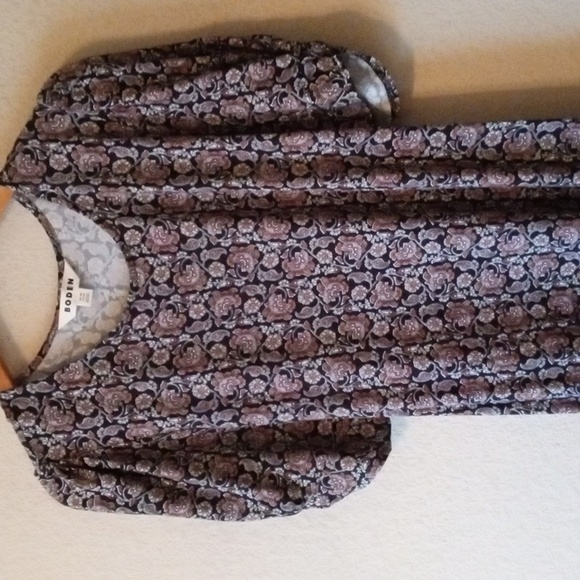 Floral Puff Sleeve Dress - Picture 5 of 9